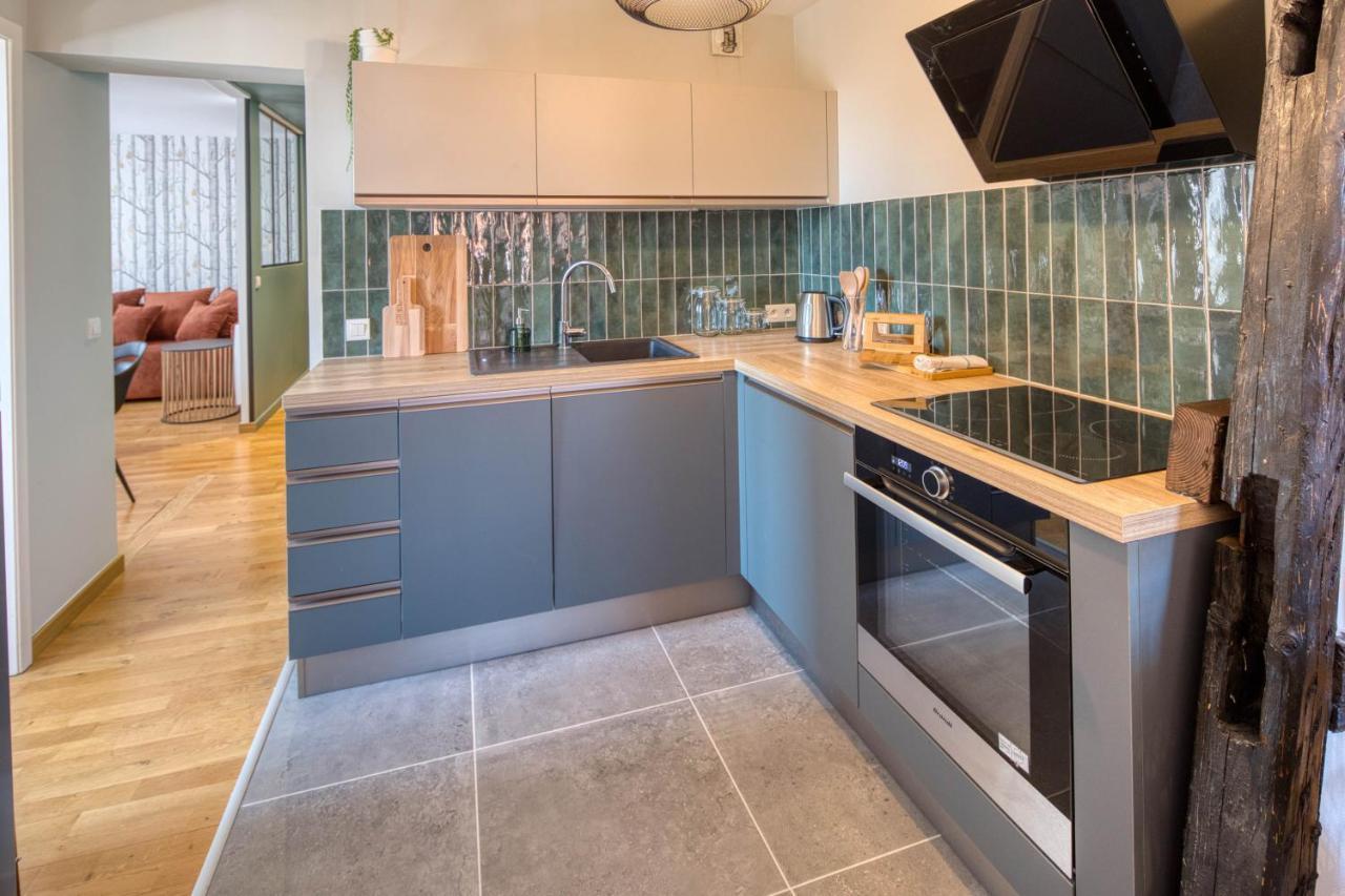 Appartement Le Verdoyant Hyper Centre Avec Sauna Et Parking Colmar Bagian luar foto